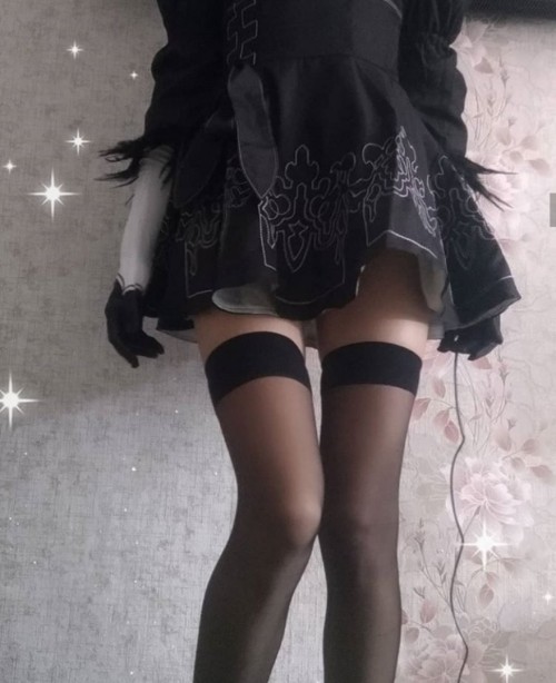 fetisherlock:here is it :3 my first cosplay ever!!!!!   2B from Nier Automatathank you for all your 