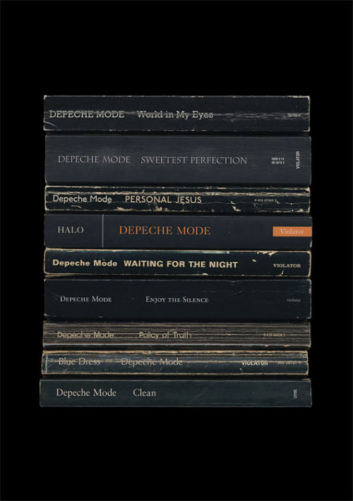 narcoticfairy: “Unknown Pleasures” by Joy Division, “Violator” by Depeche Mo