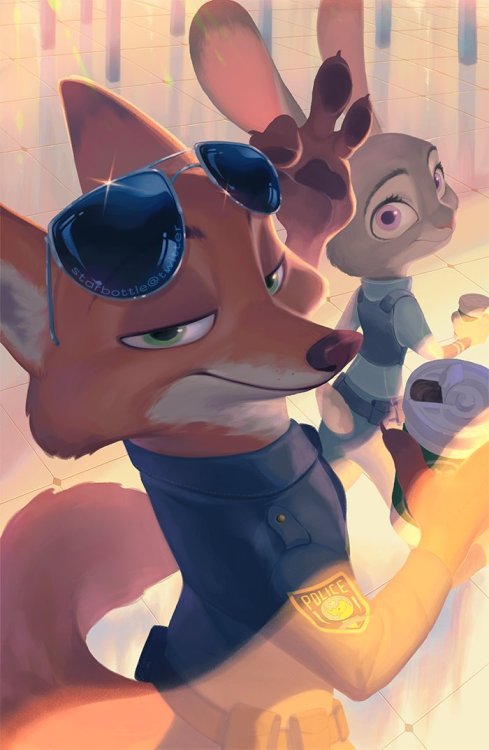 zootopian-deer: #Zootopia by starbottle on Twitter.