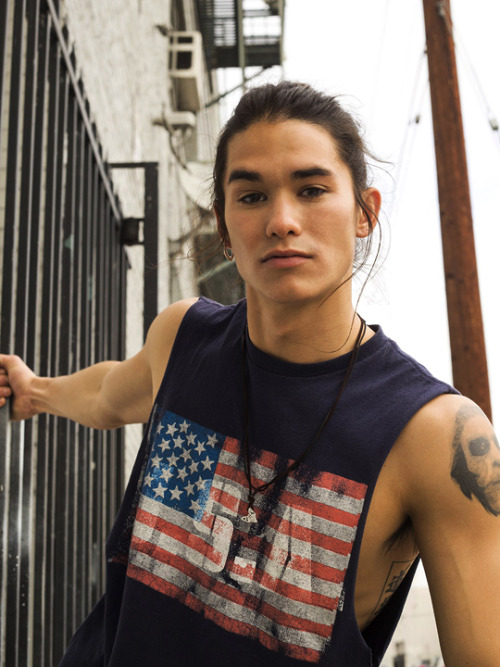 flawlessgentlemen: Booboo Stewart photographed by Lowell Taylor for Cool America Magazine (2018)