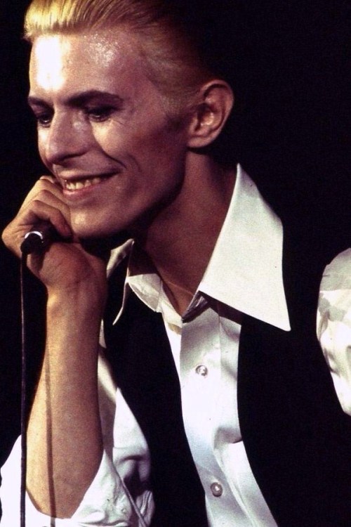 berlin-1976:  David Bowie at the Kiel Auditorium in St. Louis, 5 March 1976 photos by Bill Parsons