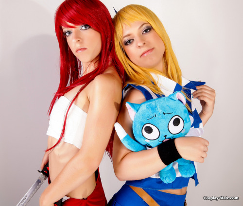 cosnakedplay:  Erza x Lucy - Fairy Tail  porn pictures