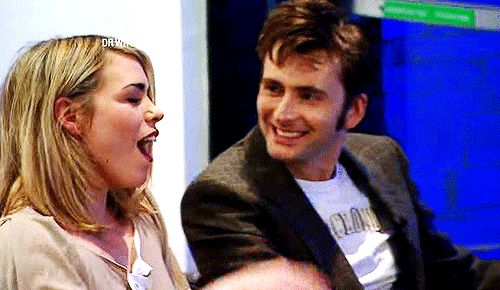 weeping-who-girl:  David Tennant Appreciation Week: Day Five↳ Favourite Friendship: David Tennant & Billie Piper“Fortunately  we get along. We all get along, and we need to,                            really, because it’s long months