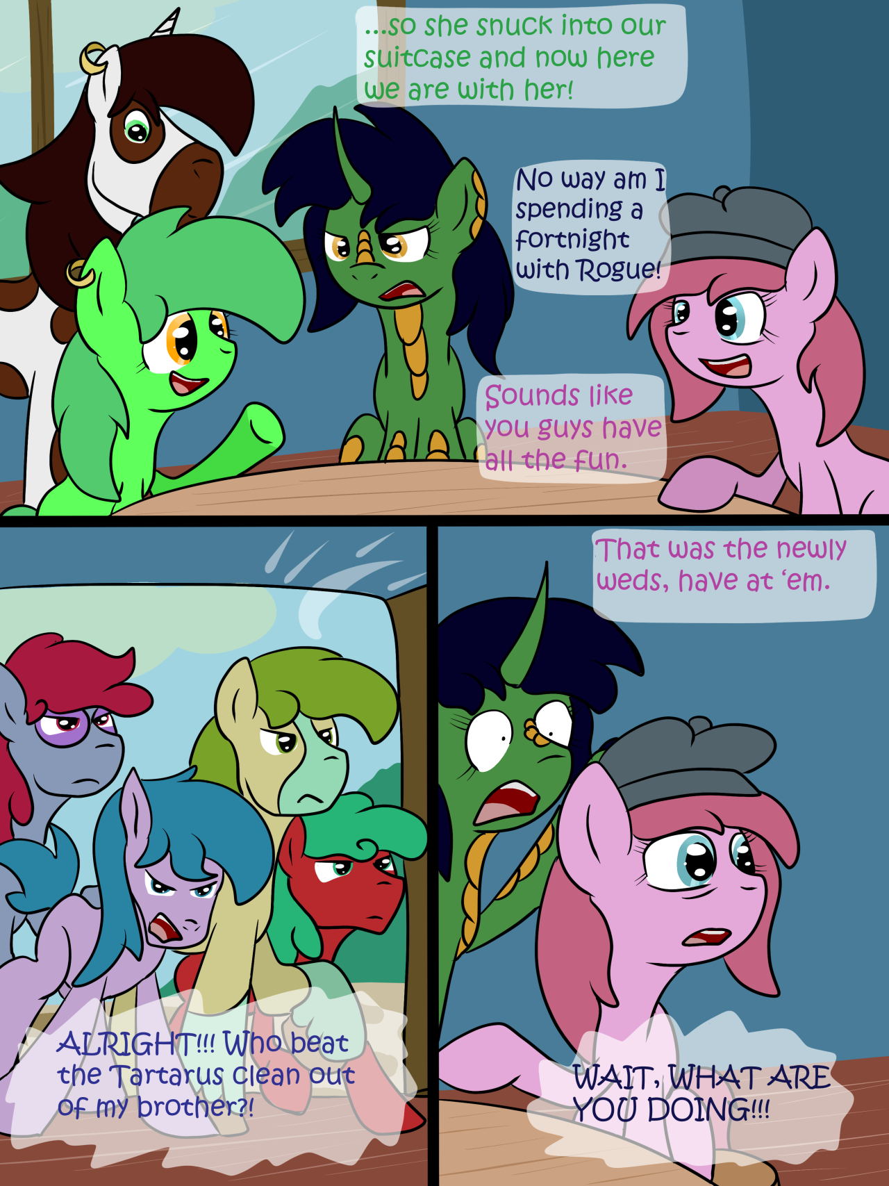 kappathekirin:askchicpea:ask-mack-ponyville-blacksmith:We’ll show these sissies