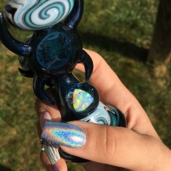 lushkittenn:  when your nails match the opal 💎✨ bmft x hemlock collab