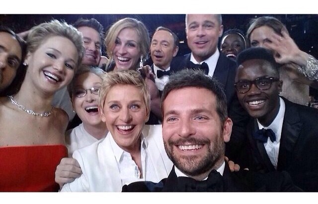 Best selfie of 2014 @ The Oscars!