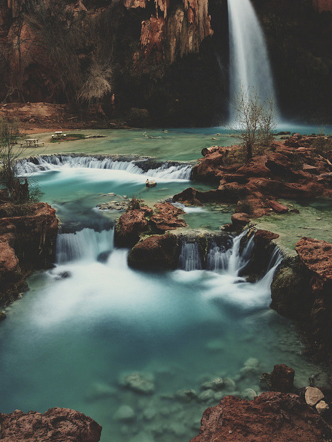 brutalgeneration:  Havasu falls. Supai, Arizona #avgcampro by kevinrussmobile on