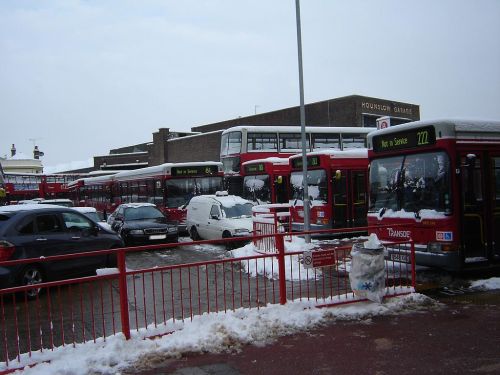 Hounslow Bus Garage, February 2009