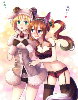 sexywittlecutekittens:  Danbooru, PixivLovely