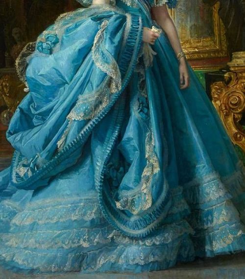 catchingtearsinrain: Rhapsody In Blue —-Blue dresses in art (European art 1600s-1800s).