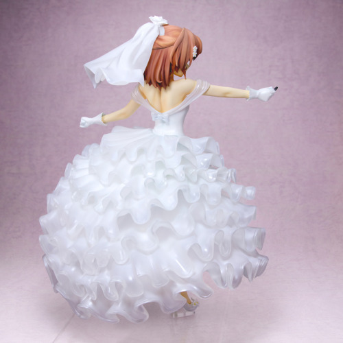 Toaru Kagaku no Railgun T - 1/6 Misaka Mikoto (Pure White Wedding ver.) by Revolve. Release: October