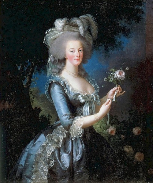 Élisabeth Vigée Le Brun, Marie-Antoinette with the Rose, 1783