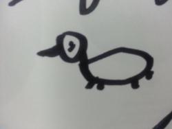 soegogi:  i-got-chanyeols-crack:  shinebrightsparkling:  Kris draws a duck with four legs. (v. rilukkumas) /cries/  FOUR LEGS…FOUR..OTL  one for each chinese member 