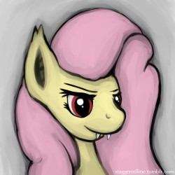 Flutterbat. Experimenting with the painterly