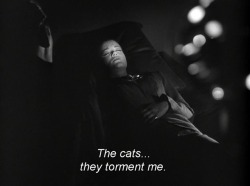 365Filmsbyauroranocte:    Cat People (Jacques Tourneur, 1942)   