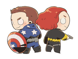 1000300103:  a commission work for Stacy. thank you, and congratulation to a Bucky/Natasha event on this week! 