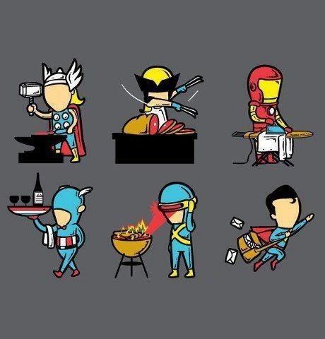 failsnet:  Tumblr Fails.net - Super heroes when bored