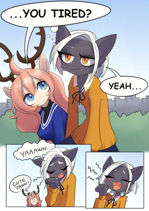 unousaya:Yawning Cats are Terrifying