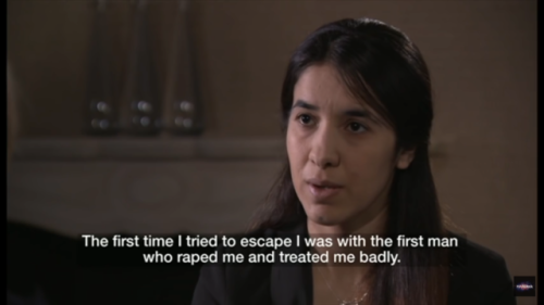 ezidxan:Nadia Murad endured three months of torture before she was able to escape and seek asylum in
