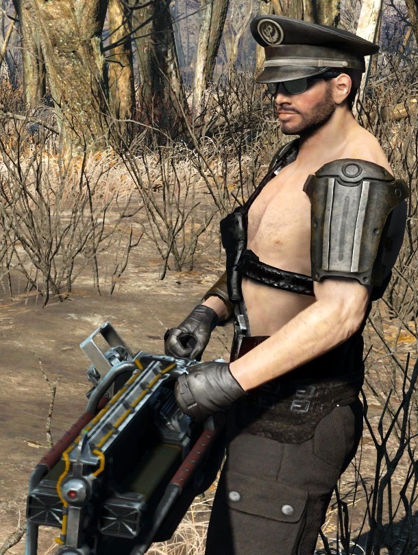saiyuri-thedragonborn:  I was just mixing up mods and got this result… @__@ 