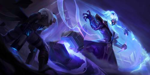 Pulsefire Caitlyn, Lucian & Thresh - Legends of Runeterra Splash Art