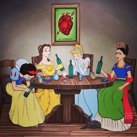 lampidipazzia:  Disney ladys’ real life. 
