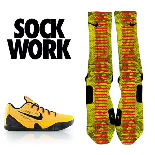 Kobe 9 Bruce Lee Come Get This Work! SOCKWORKOFFICIAL.COM http://bit.ly/1h6uWDt