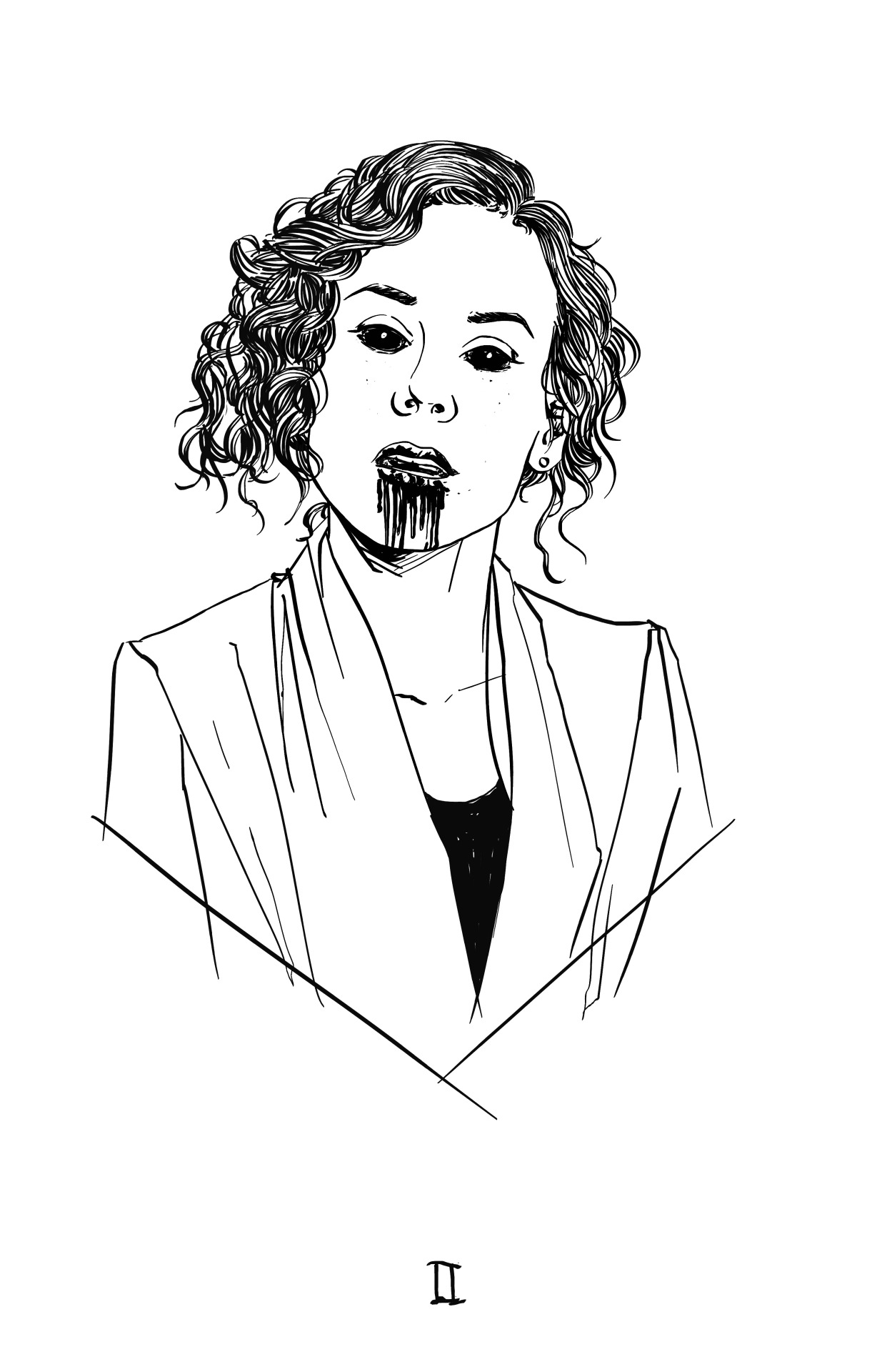 valentinemichaelsmith:  carmilla inktober so far. 