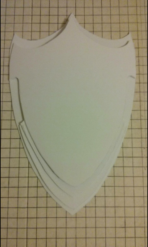 Worked Some More On Lady Sif's Shield Tonight. Still Waiting On My Fabric To Get Here, Which Is Honestly