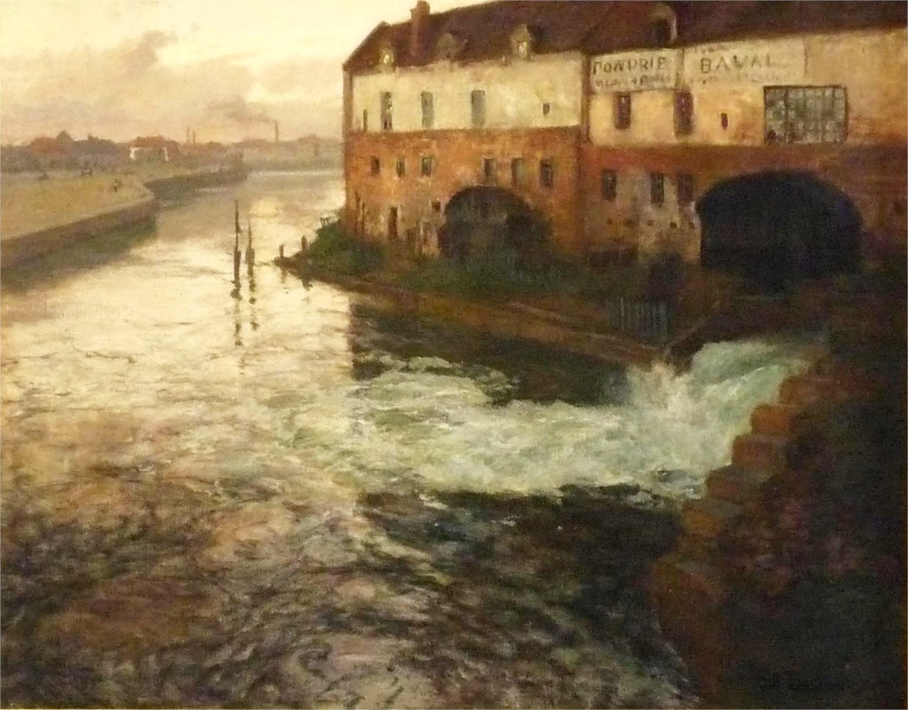 Frits Thaulow (Christiania [Oslo] 1847 - Volendam, Netherlands, 1906); Old factory