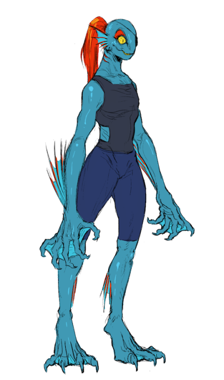creepsandcrawlers:feriowind:i drew more vaguely realistic/monster-y undertale dudes hahaI like these