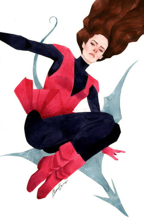 klung1:Kitty Pryde | By Kevin wadaForever reblog.