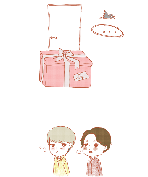 hanayoritae:  ♥ luhan’s present for sehun~ ♥ 