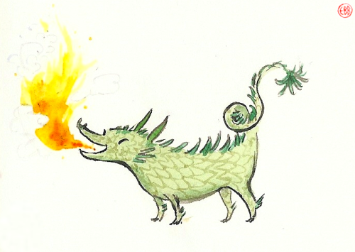 beastlyworlds:I did these some time ago for a doctor-friend’s story in which a little dragon feels i