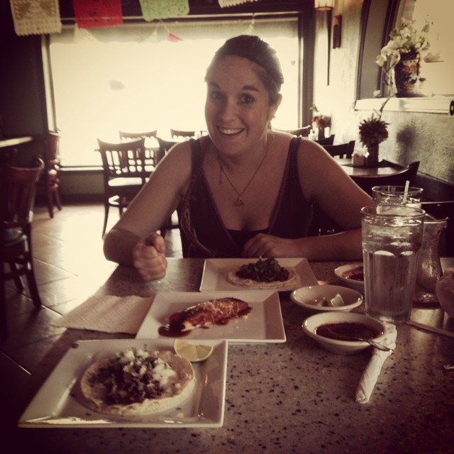 @wowxhowxsweet & #tacos my two favorite things (plus a tamal!) (at La Esperanza)