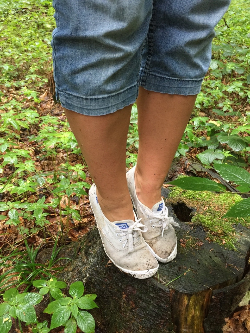 Life of Keds — wet and muddy Keds