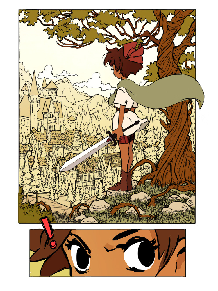 thenamesmadlibbs:  Born to Fight A short comic I made.   