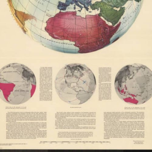 #World Wednesday This map, the Trans-Orbal Map: A Global Press Map for One World, with the text by W