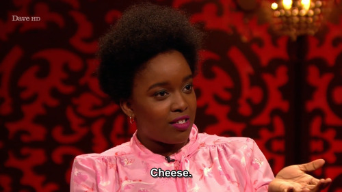 taskmastercaps:[ID: Three screencaps of Lolly Adefope on Taskmaster, saying, “Well, in these trying 