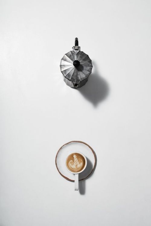 {A beautiful design classic - Moka coffee pot by Bialetti.  Happy Almost Friday!}