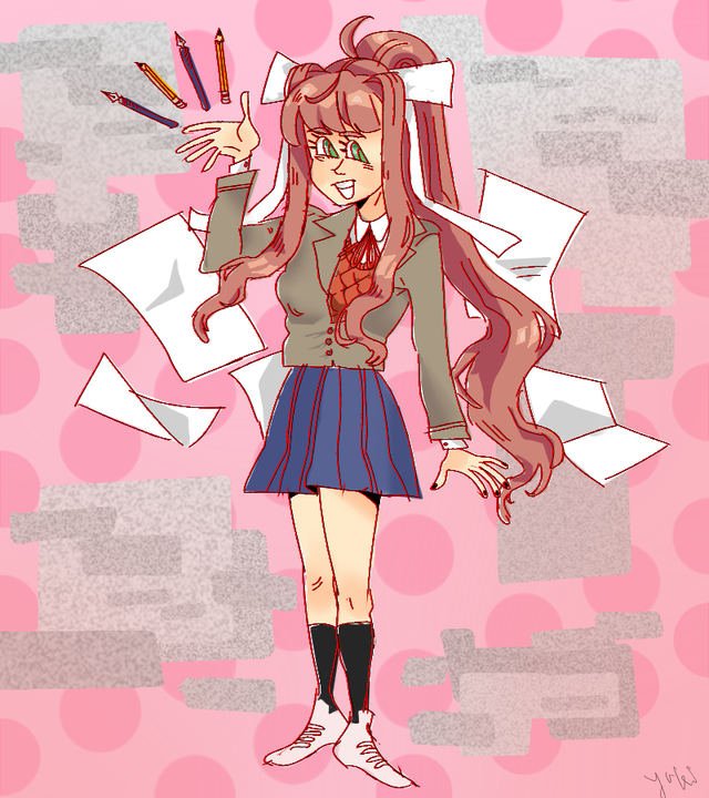 #monika fanart on Tumblr