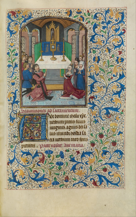 Illustrations from the Arenberg Hours made in the workshop of Willem Vrelant, early 1460s