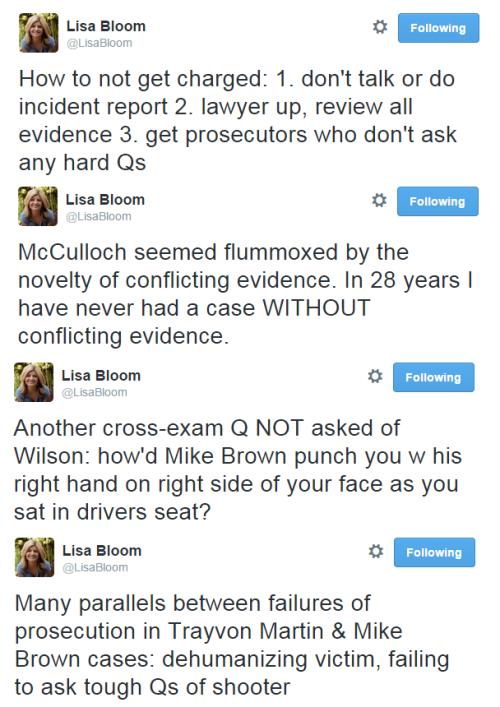 cccnnnfff:  rafi-dangelo:  Lisa Bloom, (Gloria Allred’s daughter) is an attorney, author, CNN legal analyst, and founder of general-practice law firm The Bloom Firm.  Let me just tell you it’s nice to see an actual lawyer reading McCulloch and his