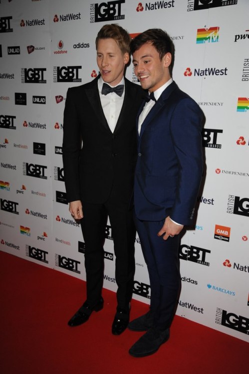 ofruby: #BritishLGBTAwards at the Connnaught Rooms, Covent Garden. London UK. May 12, 2017 #TomDaley #DustinLanceBlack