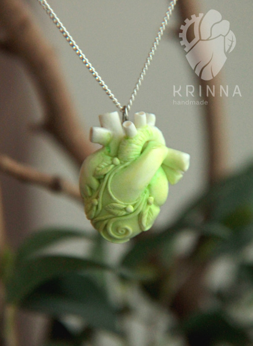 ex0skeletal:Anatomical Heart Jewelry by Krinna on deviantART