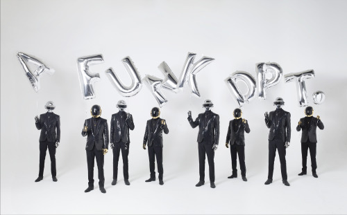 Daft Punk, photographed in Paris for British Esquire, March 2013.