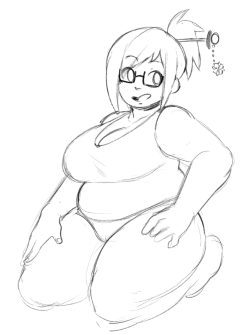Grimphantom2:  Shoripurin:  Mei Doodles From The Stream  Thick Mei =3   So Thick~