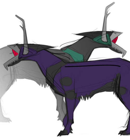 alotofspiders:hey here’s more of this. Longarm is a sheep bc I think they give goats to race h