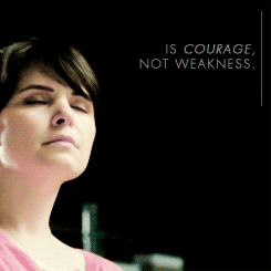 banditsnow:  &ldquo;Having a soft heart in a cruel world is courage, not weakness.” 