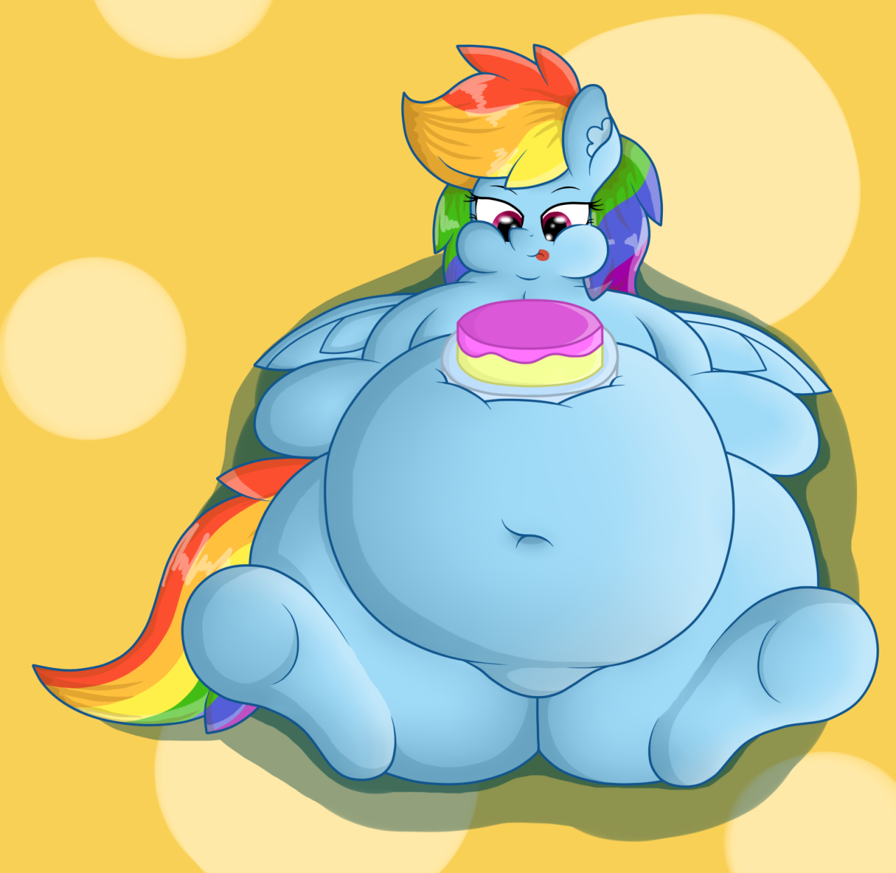dullpointdraws:  dullpointdraws:  Dash loves her cake, this has been made clear 